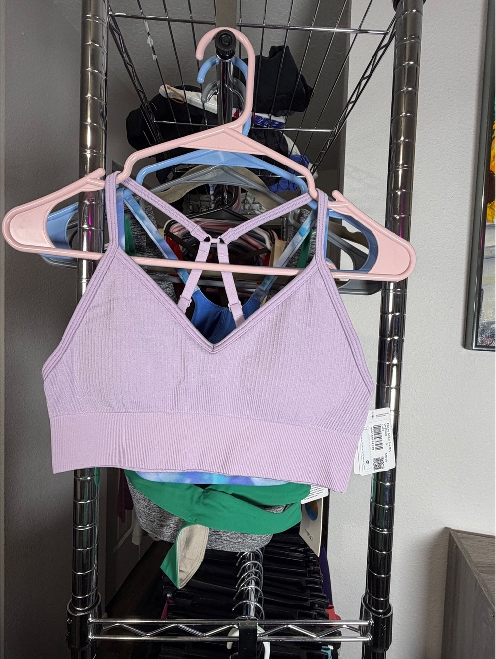 Lululemon Ebb to Street Bra B/C Size 4 - Lilac Play - NWT SOLD OUT